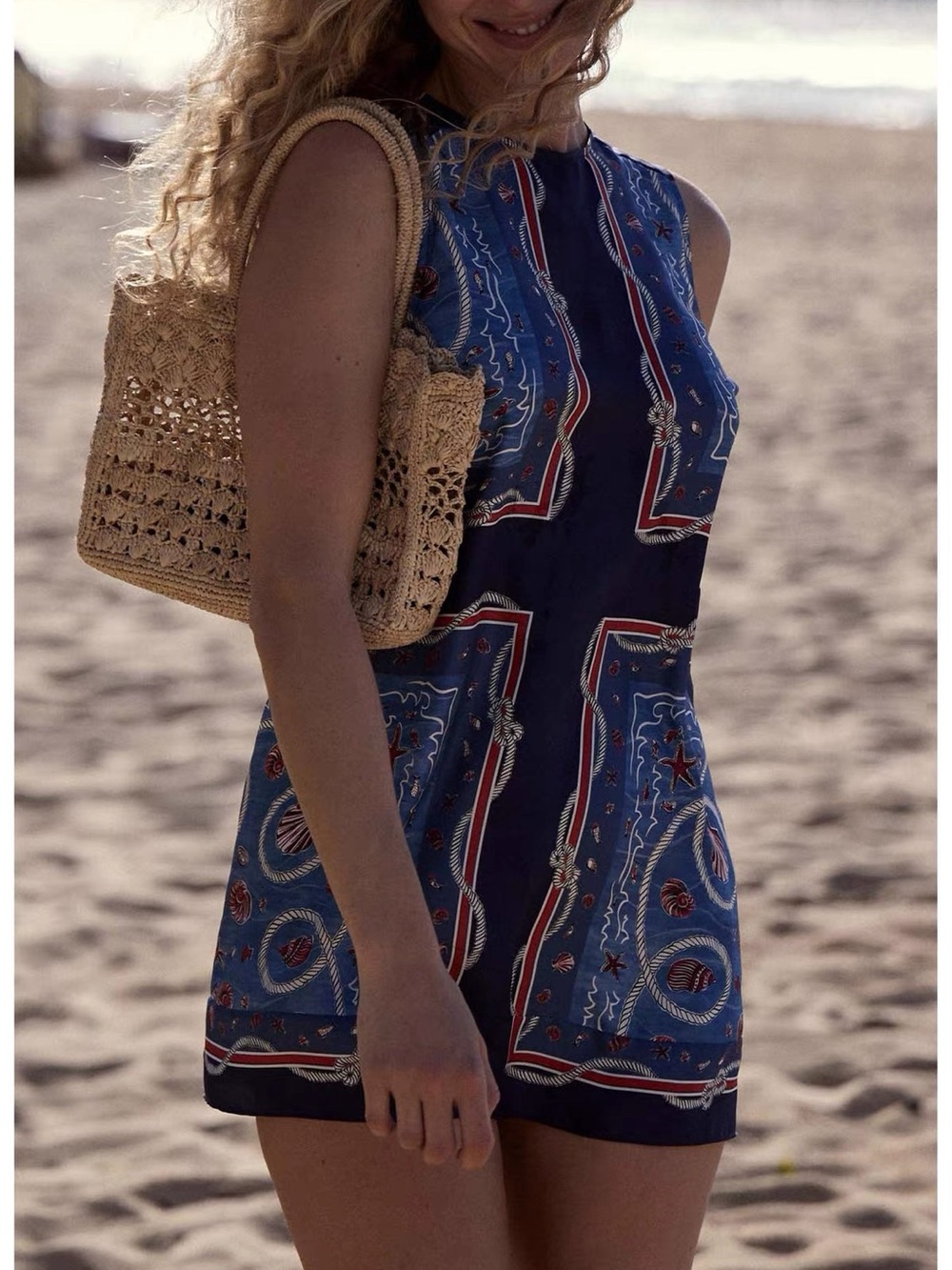 DÔEN Lucerne Dress in Liberty Solent Shores